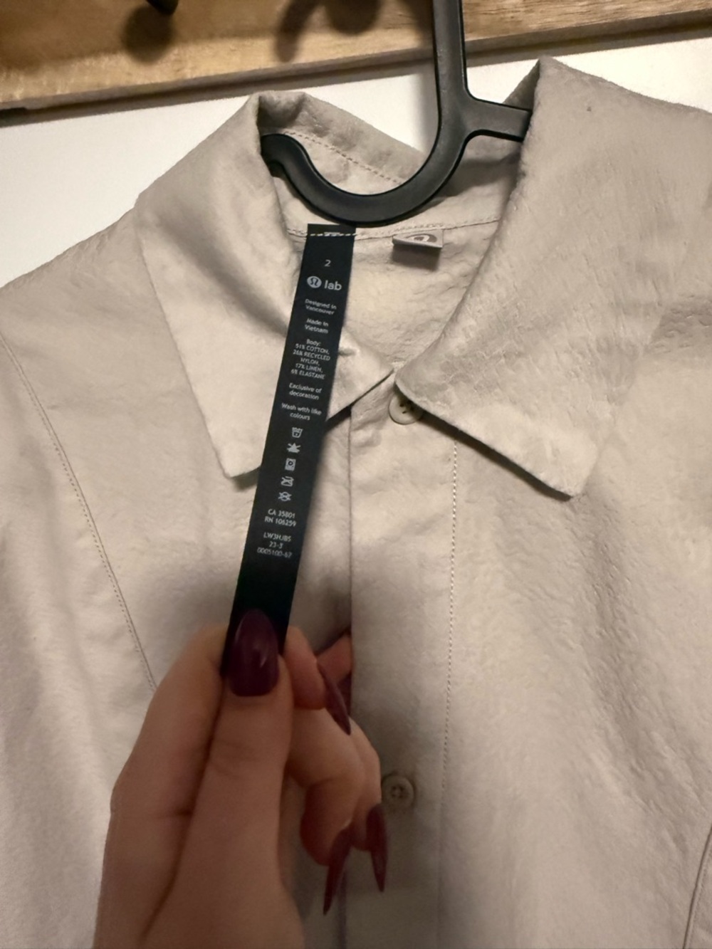 Lululemon Lab Jacquard Relaxed Fit Shirt - Picture 7 of 8